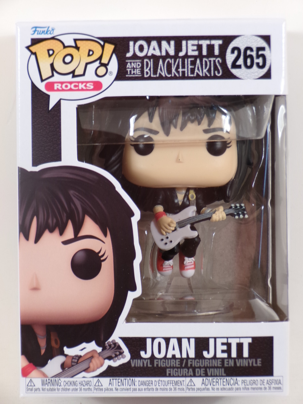 Funko POP Rocks - JOAN JETT Vinyl Figure #265 - Joan and the Blackhearts New Funko POP Rocks - JOAN JETT Vinyl Figure #265 - Joan and the Blackhearts New