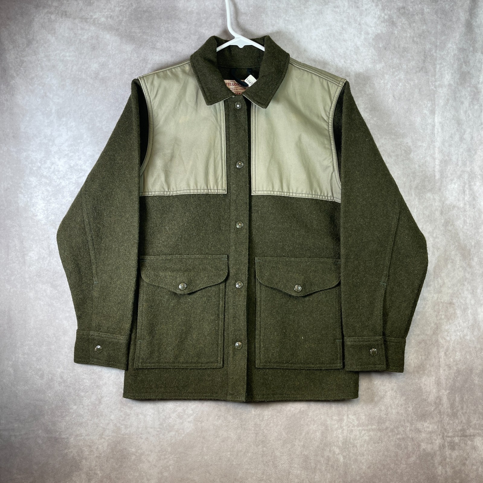 VINTAGE Filson Wool Cruiser Jacket Womens Small Green Hunting Outdoors USA Made VINTAGE Filson Wool Cruiser Jacket Womens Small Green Hunting Outdoors USA Made
