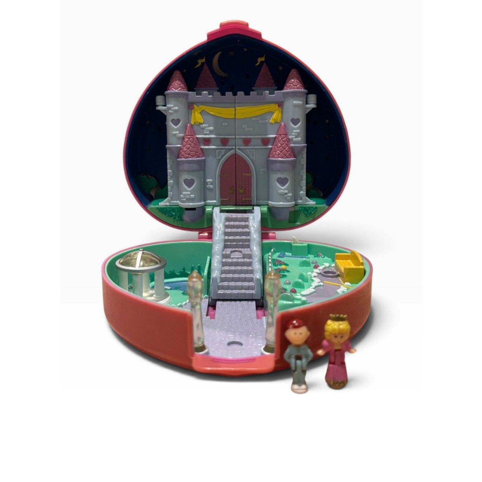 Vintage 1992 Bluebird Polly Pocket Starlight Castle + Prince, Princess & Horse Vintage 1992 Bluebird Polly Pocket Starlight Castle + Prince, Princess & Horse