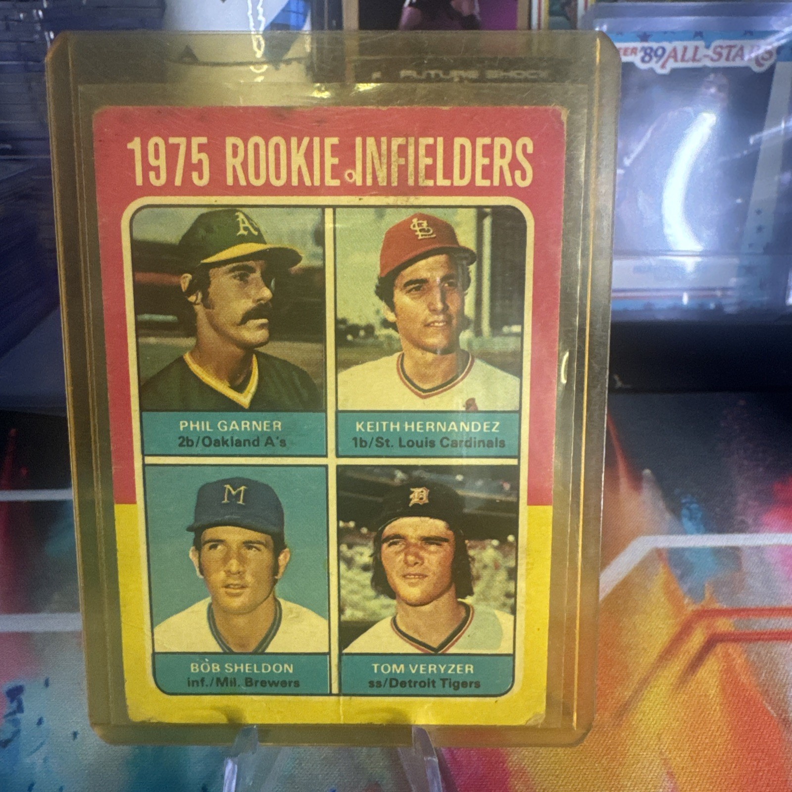Topps 1975 Rookie Infielders Rookie #623 Garner Hernandez Sheldon Veryzer Topps 1975 Rookie Infielders Rookie #623 Garner Hernandez Sheldon Veryzer