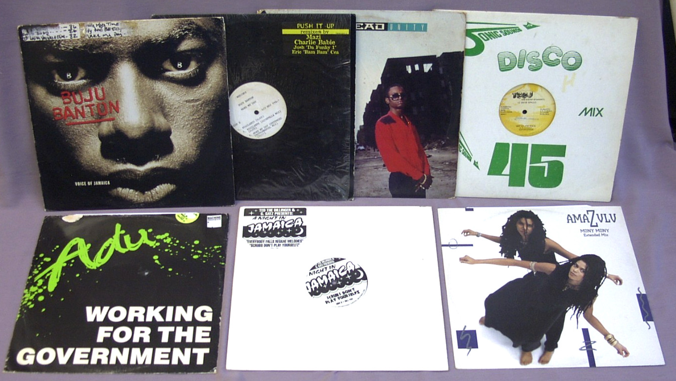 REGGAE/DANCEHALL LOT 7 RECORDS DJ EPS/LPS 1980s RARE/DUB ELECTRO POP/NEW LISTING