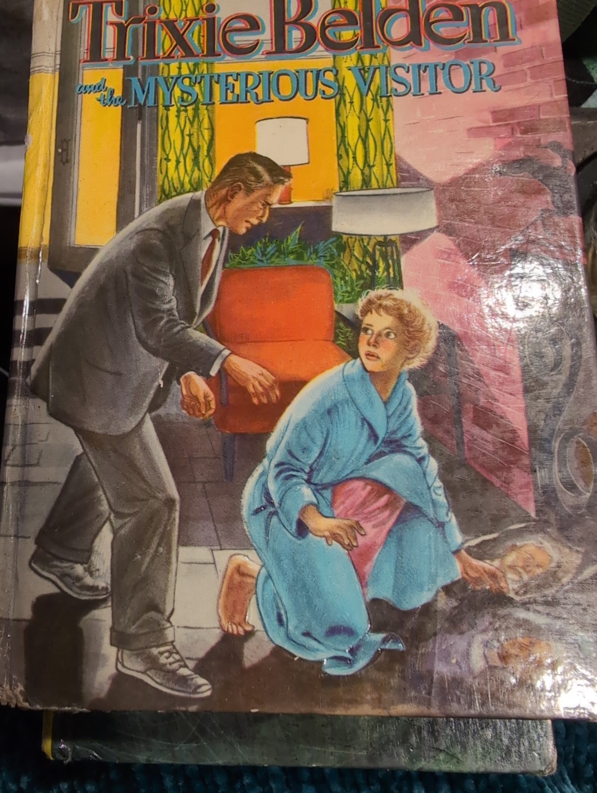 Trixie Belden: The Mysterious Visitor Julie Campbell 1954 Vintage Book
