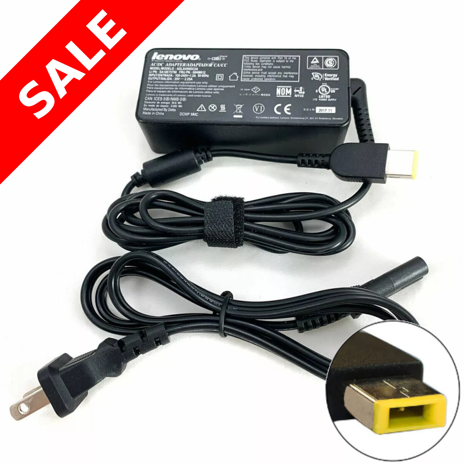 OEM GENUINE Lenovo Thinkpad AC Adapter Charger 20V 2.25A 45W X1 T450 T460 T470 OEM GENUINE Lenovo Thinkpad AC Adapter Charger 20V 2.25A 45W X1 T450 T460 T470