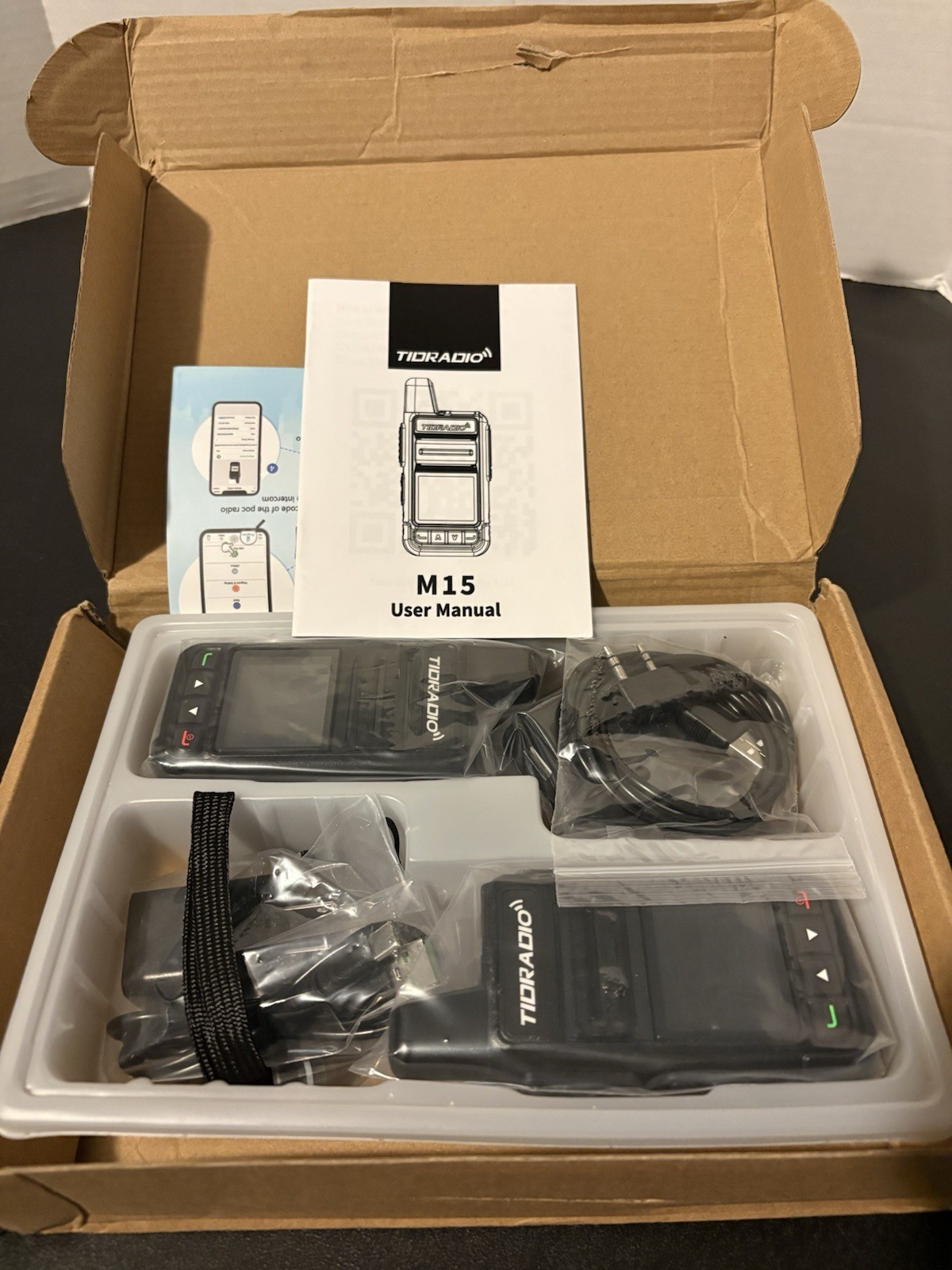 TIDRADIO TD-M15 Rapid Global Walkie Talkies 5000 Mile Long Range Poc radios, ...