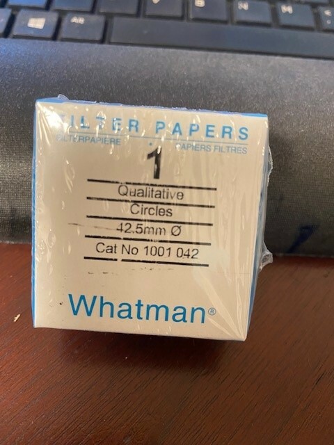 Whatman Qualitative Filter Papers, Grade 1, Cat No 1001-042 Whatman Qualitative Filter Papers, Grade 1, Cat No 1001-042
