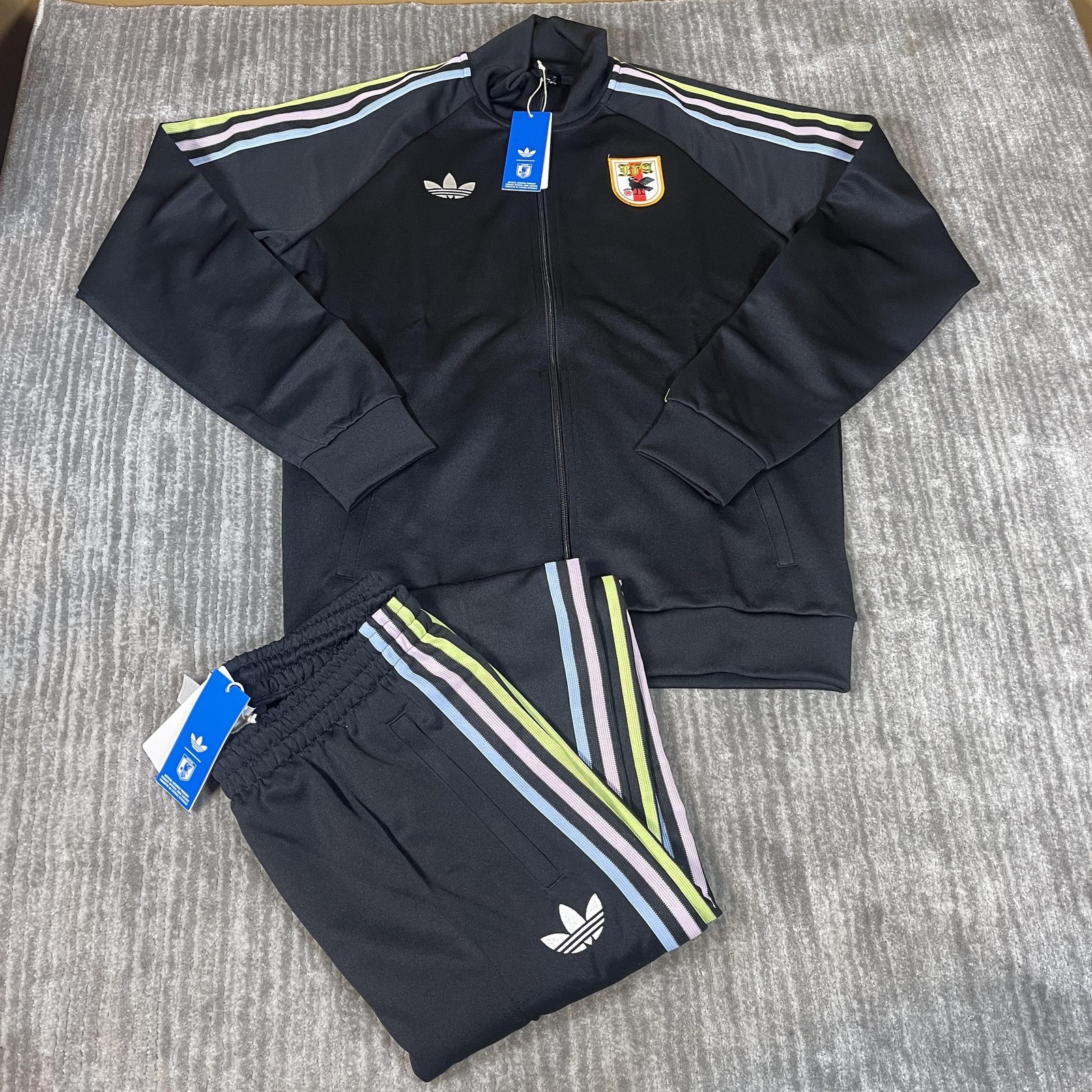 Adidas Originals Japan JFA OG Tracksuit Mens Medium Black Soccer Football