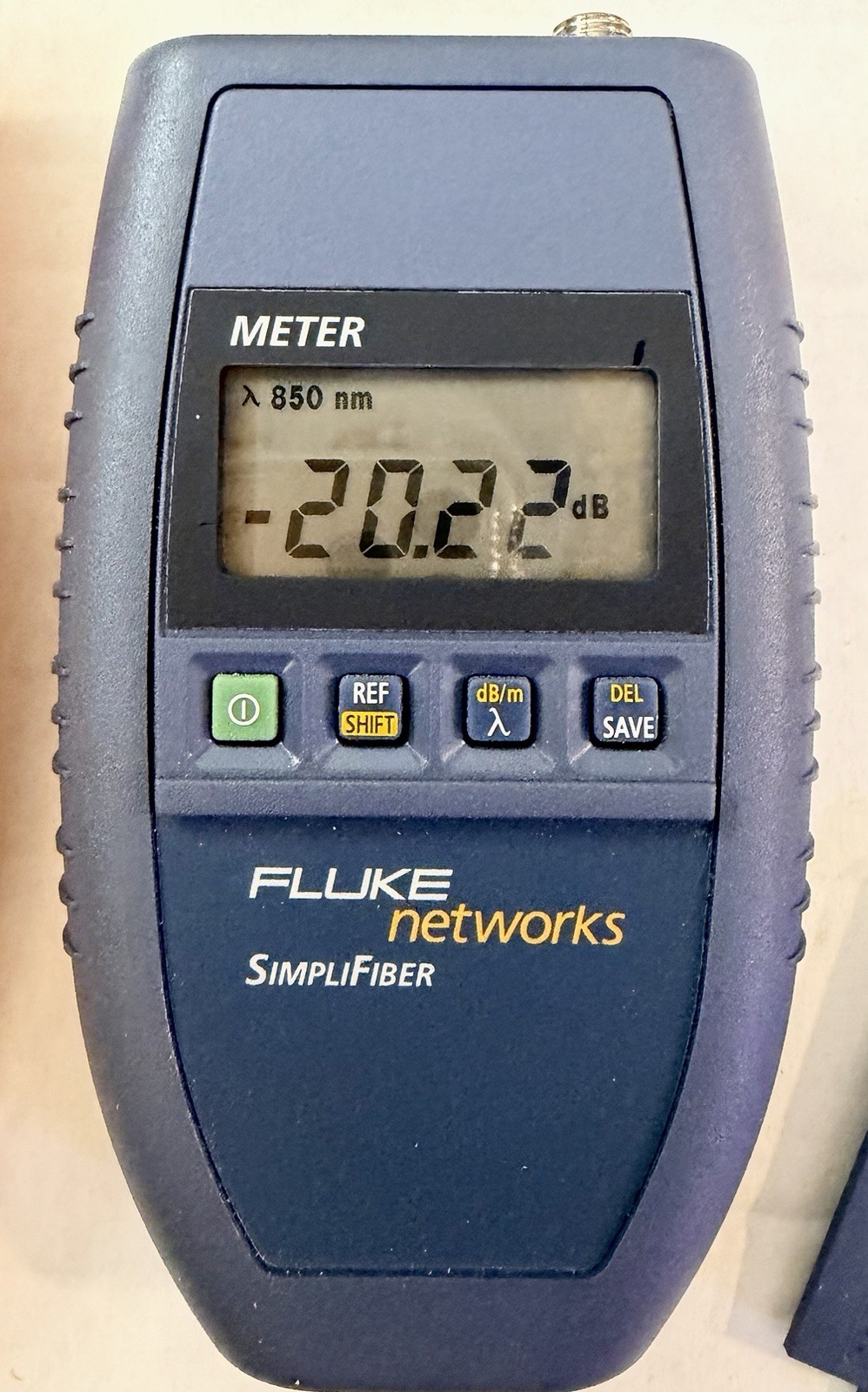 Fluke Networks 2956-4010-01 Simplifiber Meter Works Perfectly FLUKE Fluke Networks 2956-4010-01 Simplifiber Meter Works Perfectly FLUKE