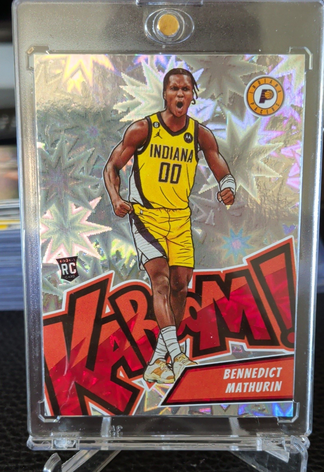 2022-23 Panini Crown Royale - Kaboom Bennedict Mathurin #25 (RC) 2022-23 Panini Crown Royale - Kaboom Bennedict Mathurin #25 (RC)