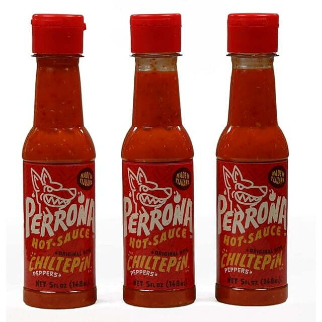 La Perrona Hot Sauce Chiltepin Red 5 oz - Case - 3 Units