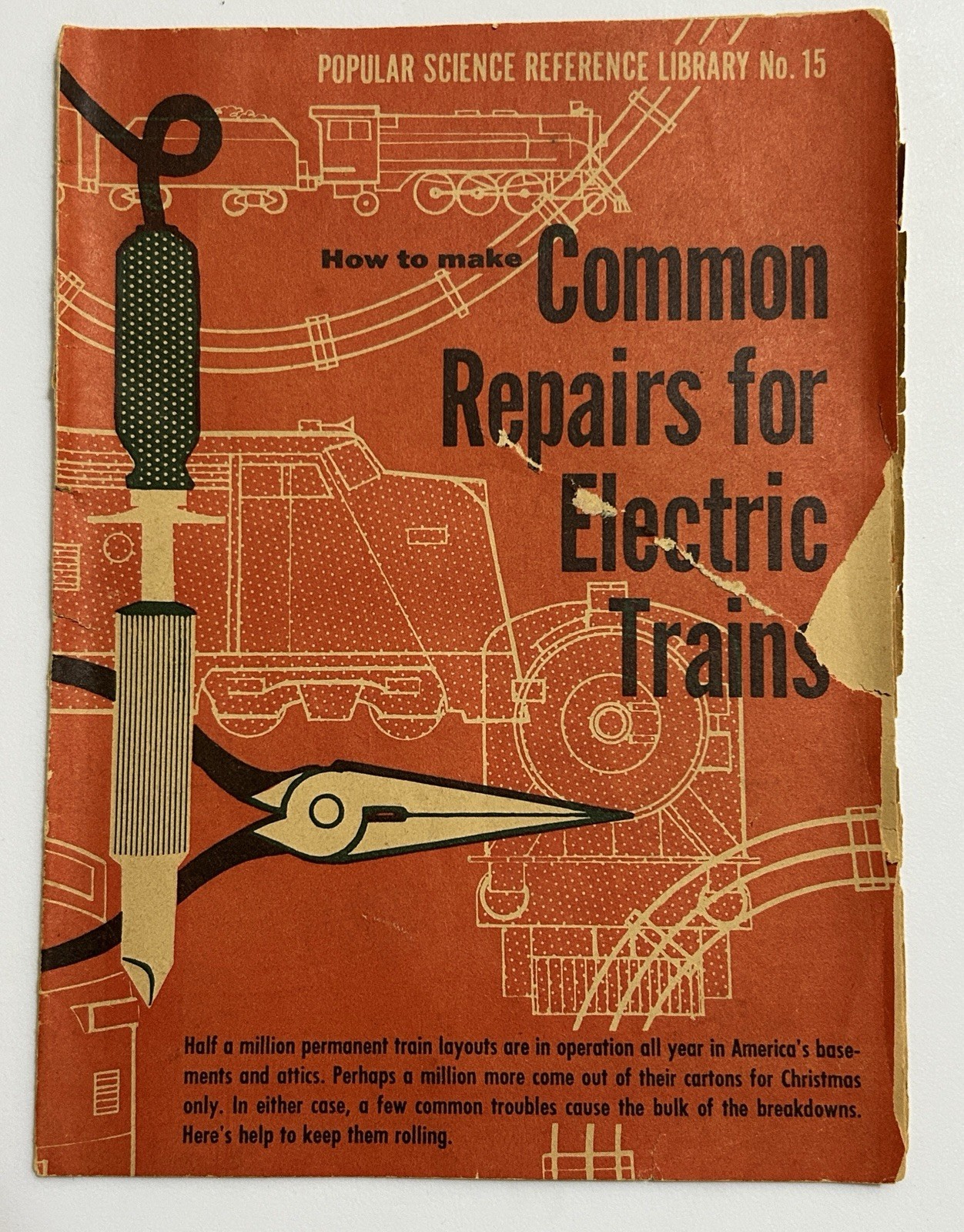Vintage How to Make Common Repairs for Electric Trains by Popular Science Orignl