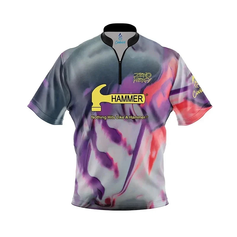 Custom Name Hammer Zero Mercy Solid Bowling Jersey Shirt Short All Size S to 5XL Custom Name Hammer Zero Mercy Solid Bowling Jersey Shirt Short All Size S to 5XL
