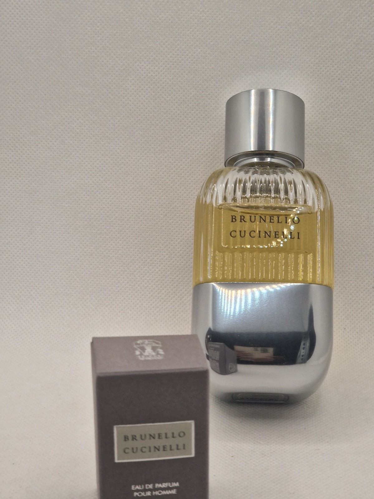 Brunello Cucinelli Pour Homme Eau de Parfum Spray - 100ml + 5 ml Miniature Boxed Brunello Cucinelli Pour Homme Eau de Parfum Spray - 100ml + 5 ml Miniature Boxed
