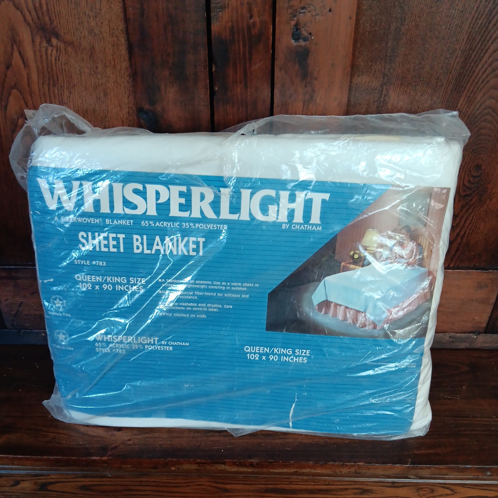 Vintage Northern Chatham Whisperlight Sheet Blanket Queen/King *NEW* Vintage Northern Chatham Whisperlight Sheet Blanket Queen/King *NEW*