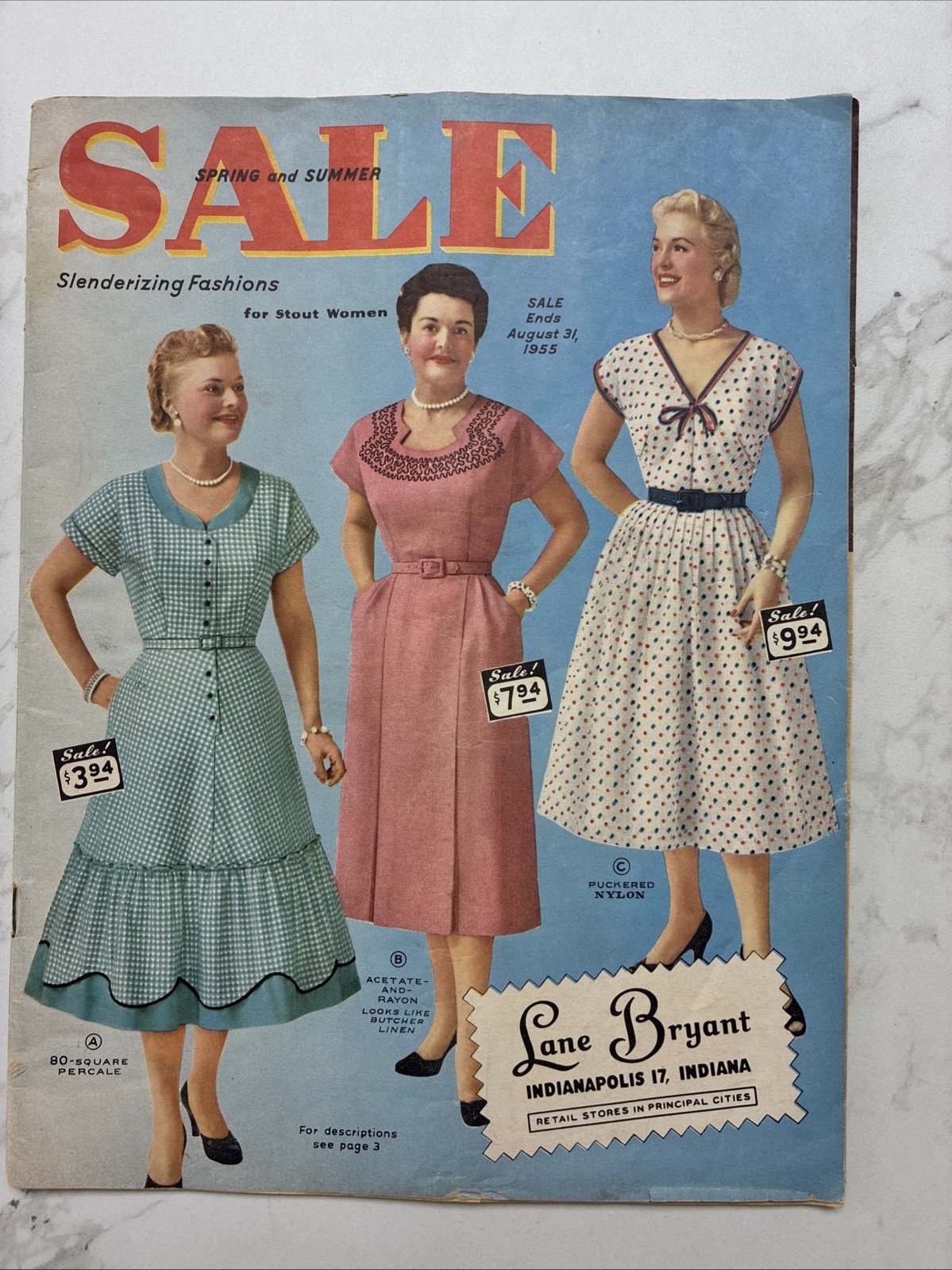 Vintage Lane Bryant 1955 Spring And Summer Sale Catalog Vintage Lane Bryant 1955 Spring And Summer Sale Catalog