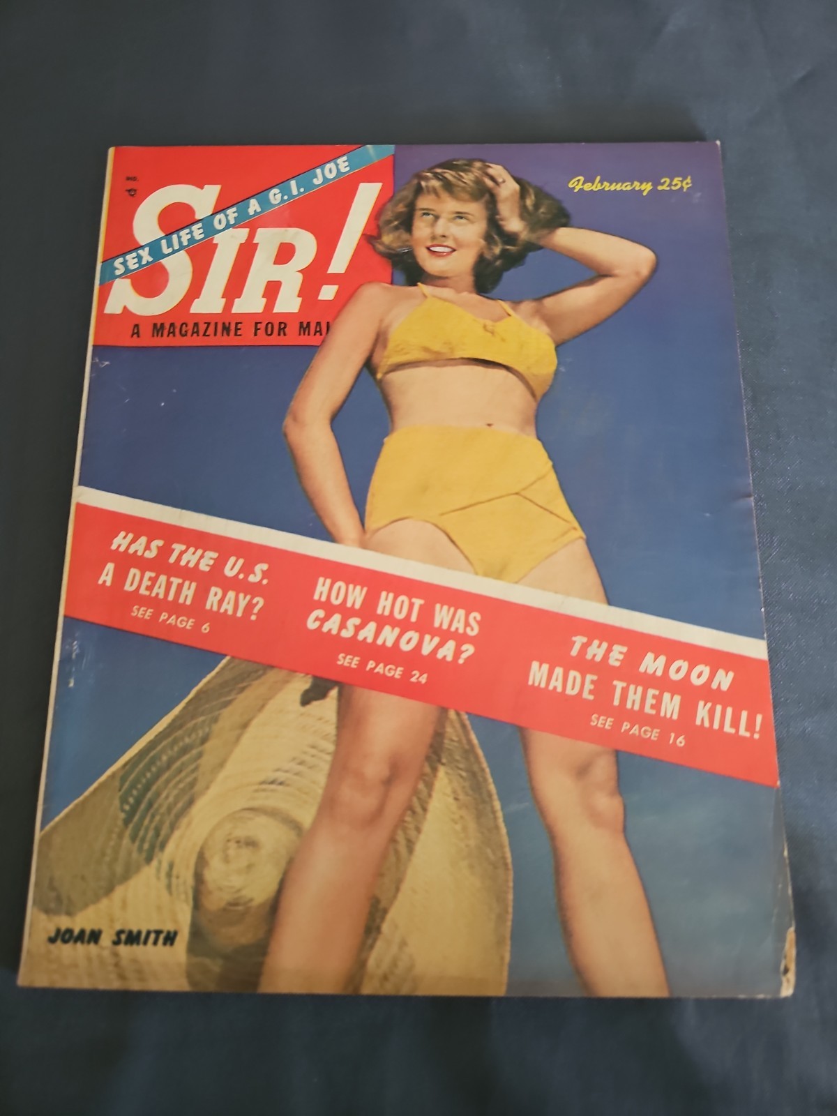 1951 February Sir Magazine Casanova Joan Smith Bonnie Blue (MH78)