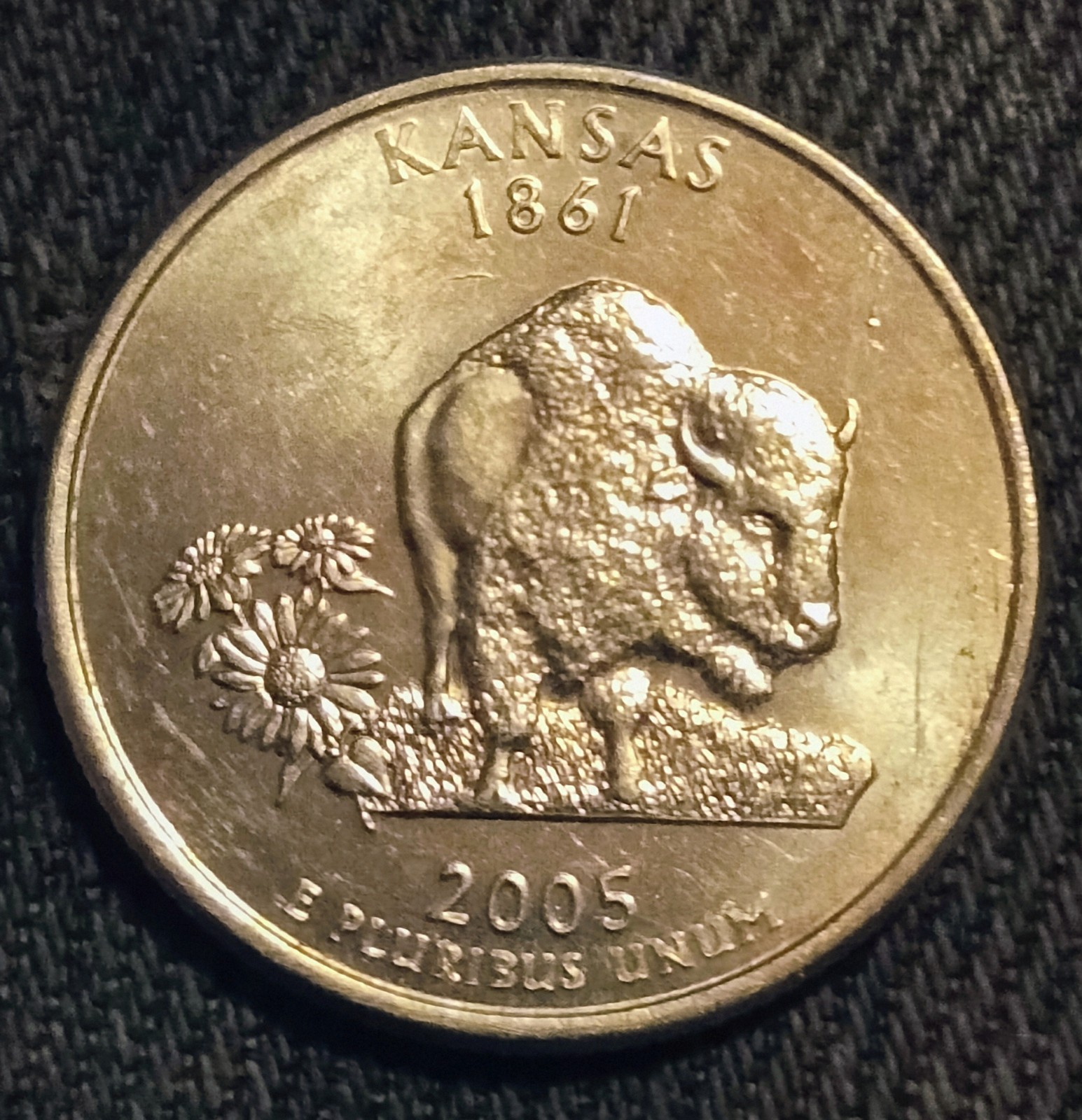 2005 D Kansas Quarter Dollar. Rare \ 2005 D Kansas Quarter Dollar. Rare \