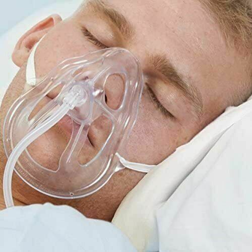 Oxy Mask OM-1125-8 with Standard Connector Oxygen Mask 5 Pack 