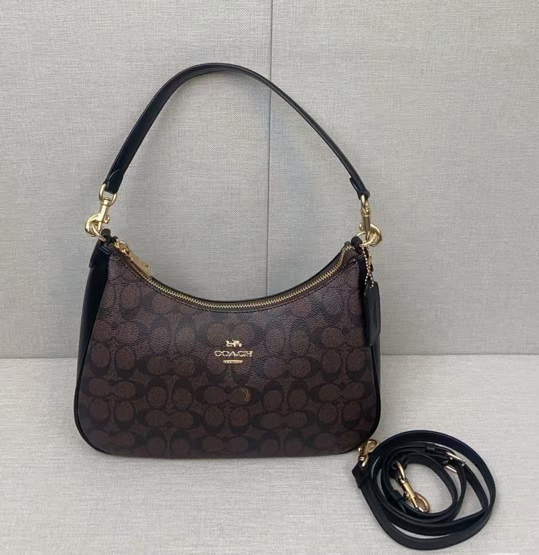 NWT Coach Teri Hobo Bag In Signature Canvas CV940 Outlet Ships From US NWT Coach Teri Hobo Bag In Signature Canvas CV940 Outlet Ships From US