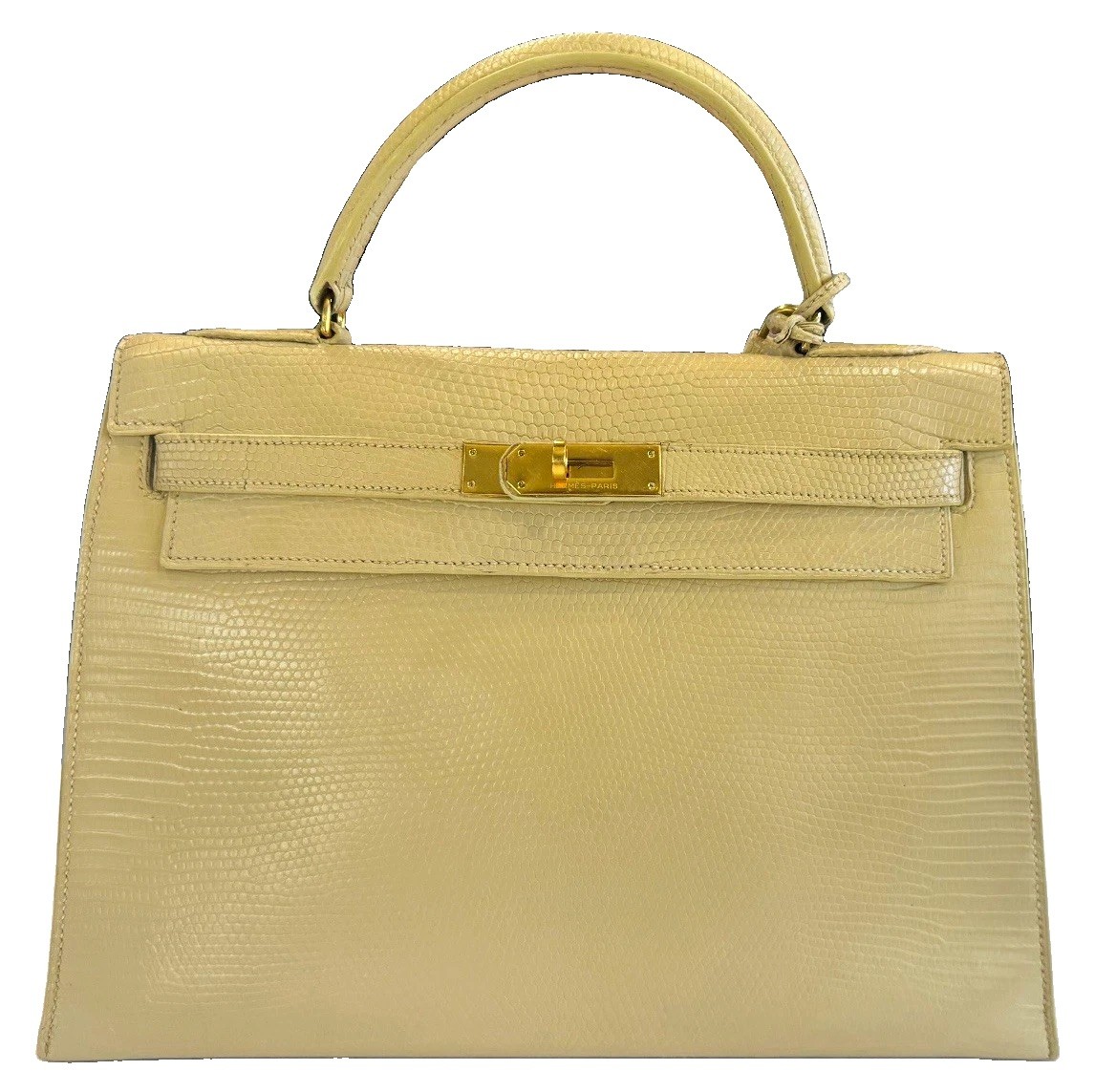 Vintage Hermes Kelly 32 Lizard