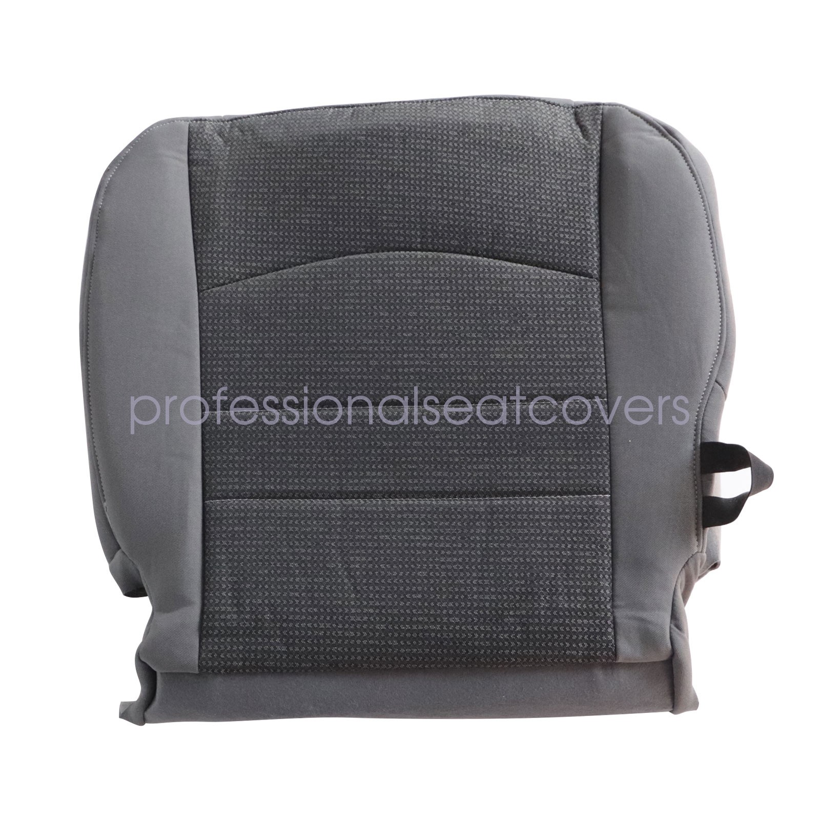 Front Bottom Top Cloth Seat Cover Gray Foam For 2013-18 Dodge Ram 1500 2500 3500