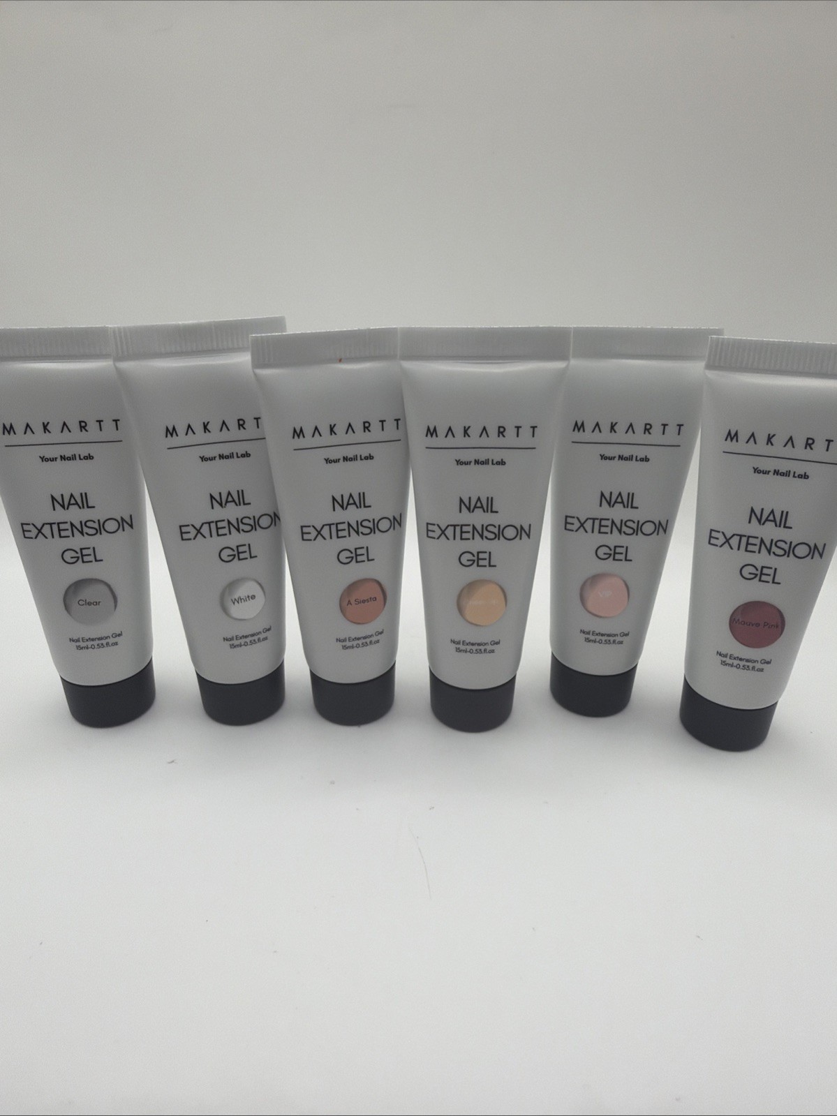 Makartt Poly Nail Gel Set - 6 Colors Kit Strong Builder for Extension Overlay St Makartt Poly Nail Gel Set - 6 Colors Kit Strong Builder for Extension Overlay St