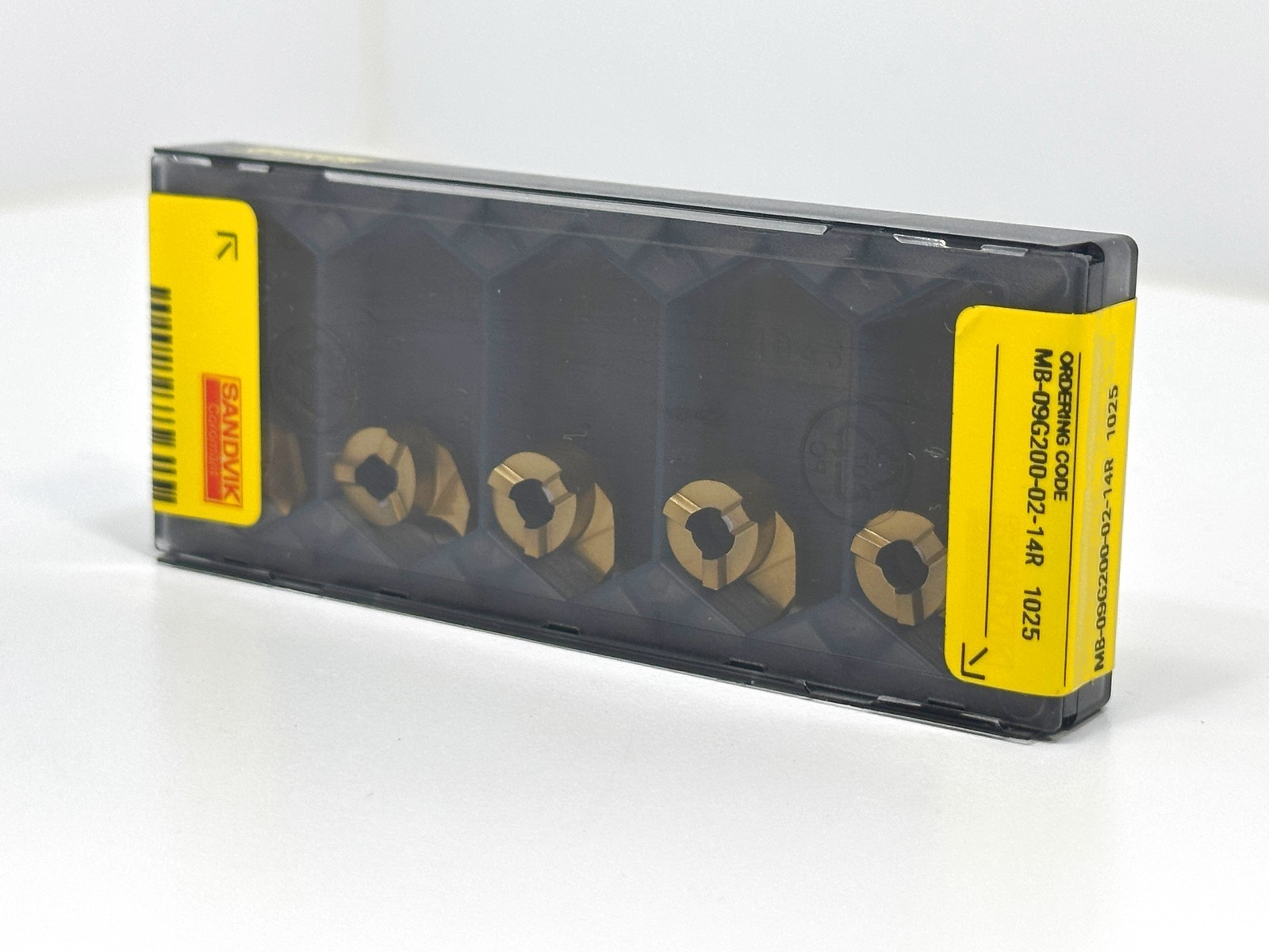 SANDVIK MB-09G200-02-14R New Carbide Inserts Grade 1025 5pcs SANDVIK MB-09G200-02-14R New Carbide Inserts Grade 1025 5pcs