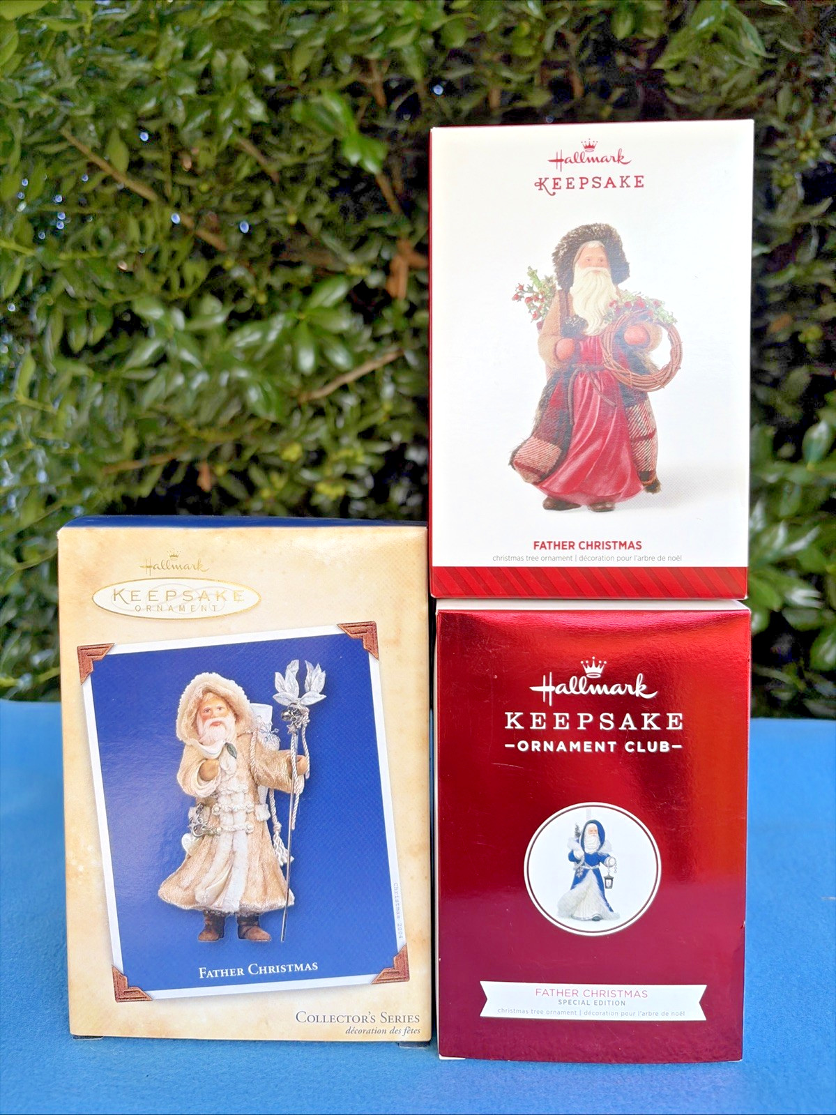 NIB Hallmark Keepsake Father Christmas Lot Of 3 NIB Hallmark Keepsake Father Christmas Lot Of 3