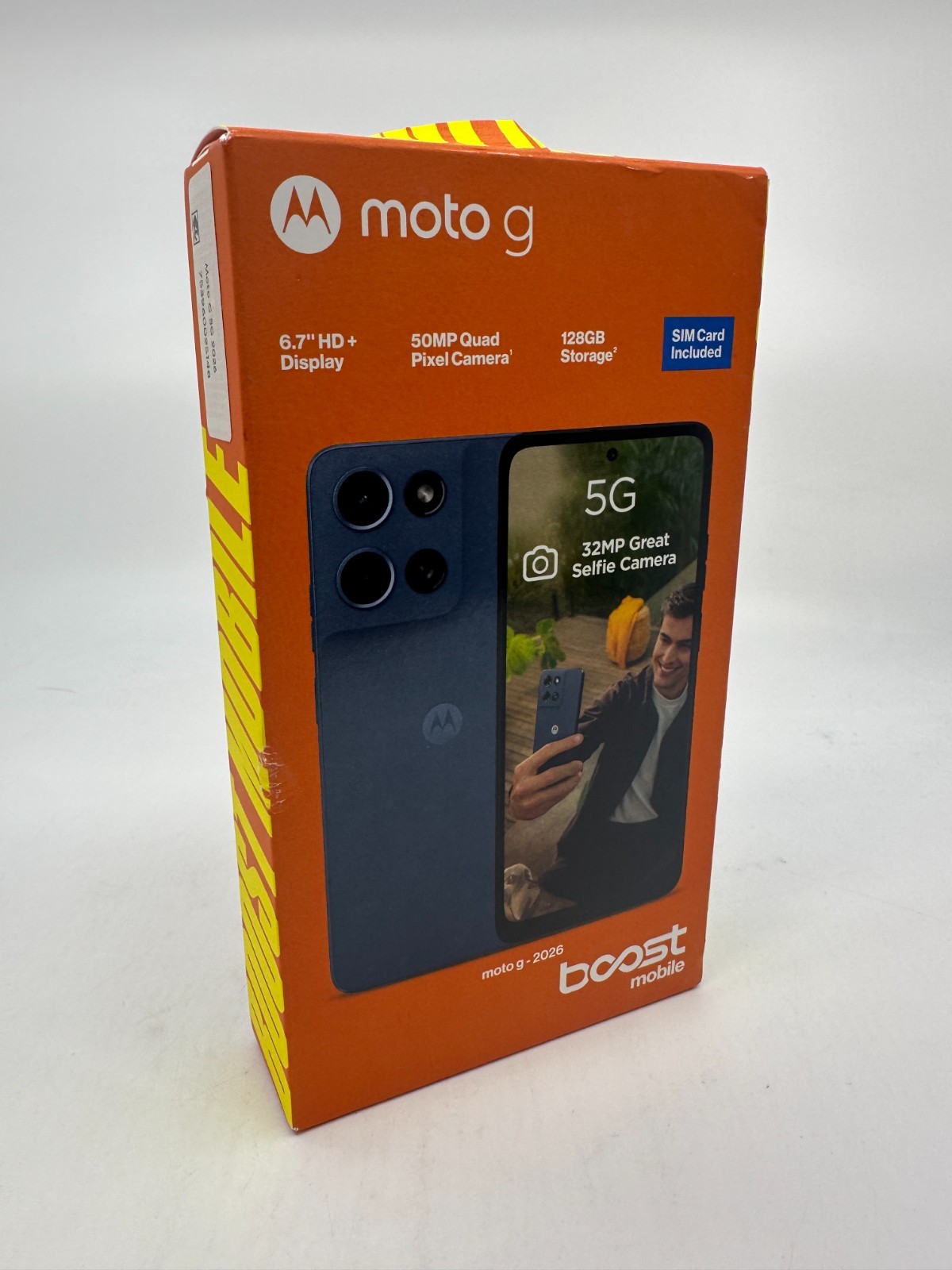 Motorola Moto G 5G (2026) 128GB - Boost Mobile prepaid Smartphone -🔒 - SEALED