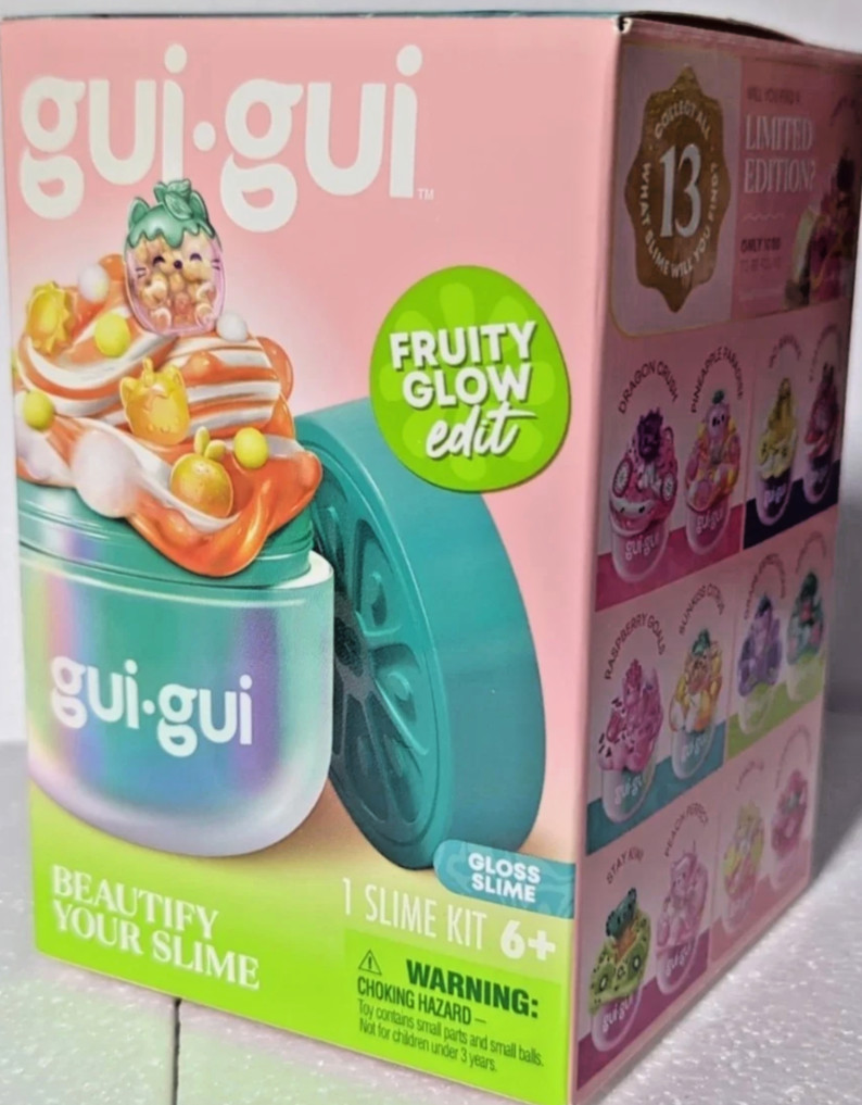 Gui Gui Slime Fruity Glow Edit GLOSS SLIME RARE Target Release Mystery Box