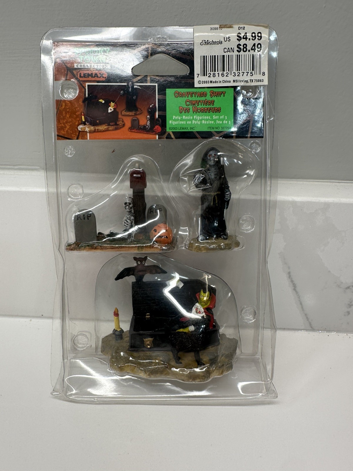 Lemax Spooky Town Halloween #32775A Graveyard Shift Village Accessory 3 PC. Lemax Spooky Town Halloween #32775A Graveyard Shift Village Accessory 3 PC.