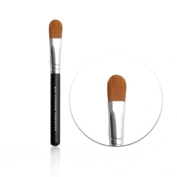 BareMinerals iD|Bare Escentuals Max Coverage Concealer Brush Full Size New BareMinerals iD|Bare Escentuals Max Coverage Concealer Brush Full Size New
