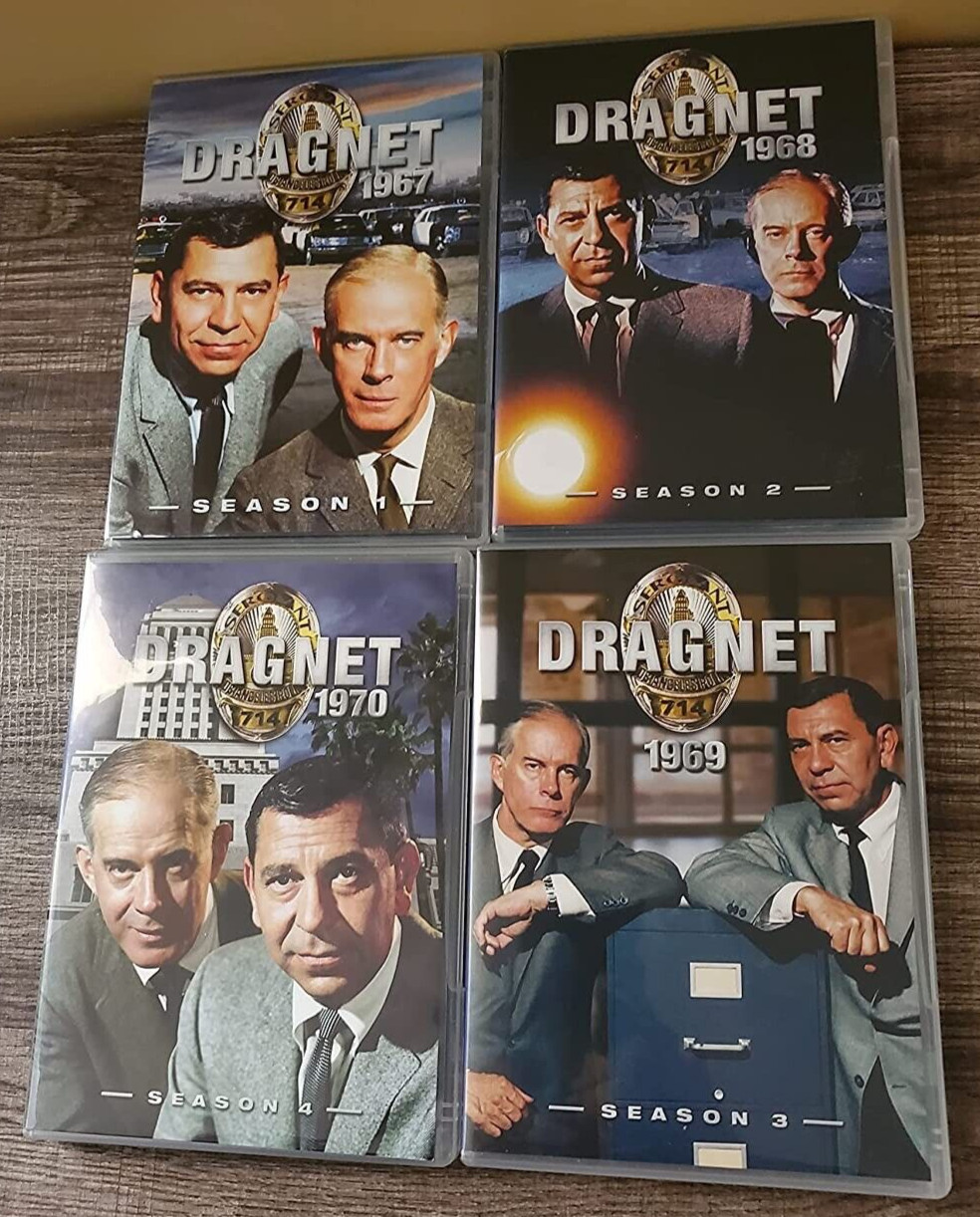 DRAGNET: THE COMPLETE TV SERIES 1967 - 1970 - New DVD SET, Seasons 1 2 3 4