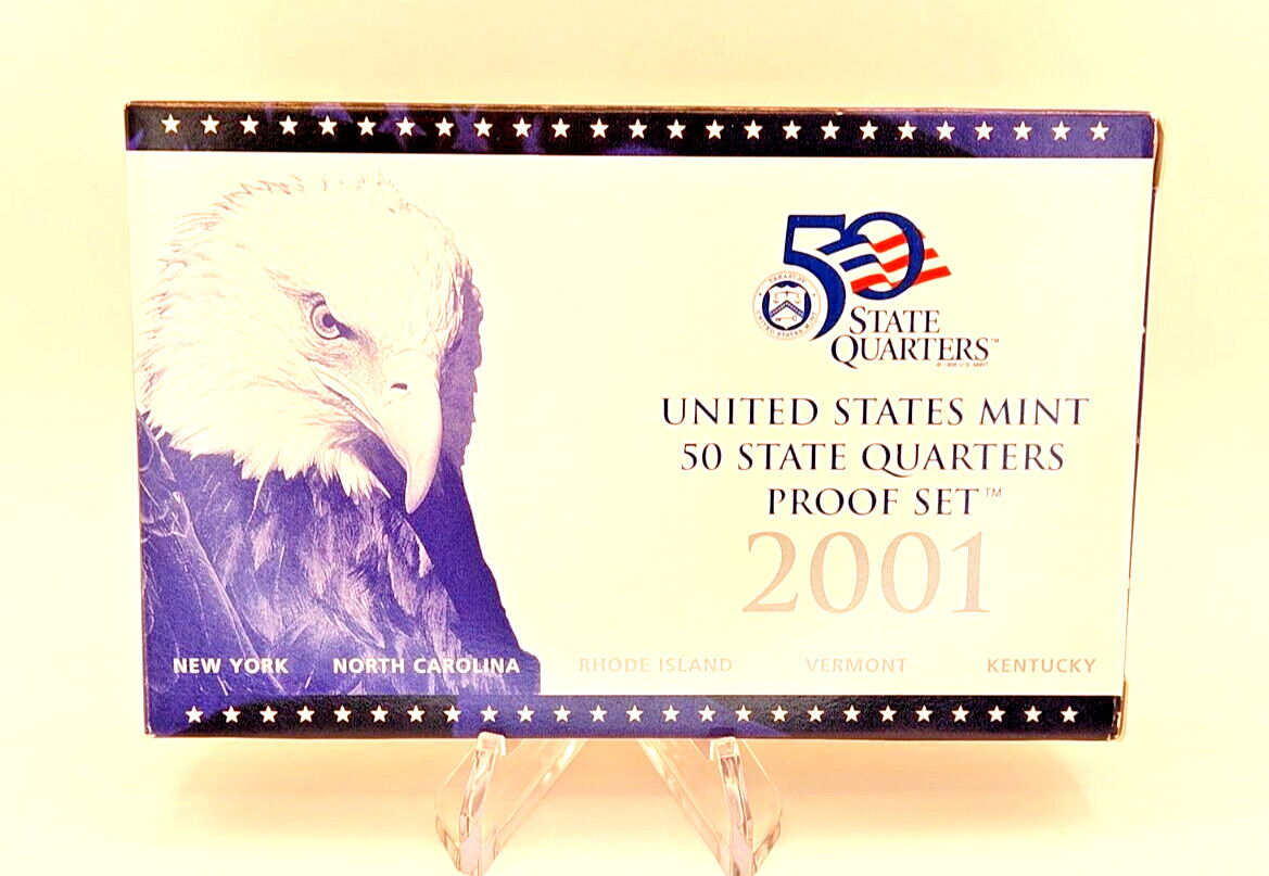 2001 UNITED STATES MINT 50 STATE QUARTERS PROOF SET (S)- with COA