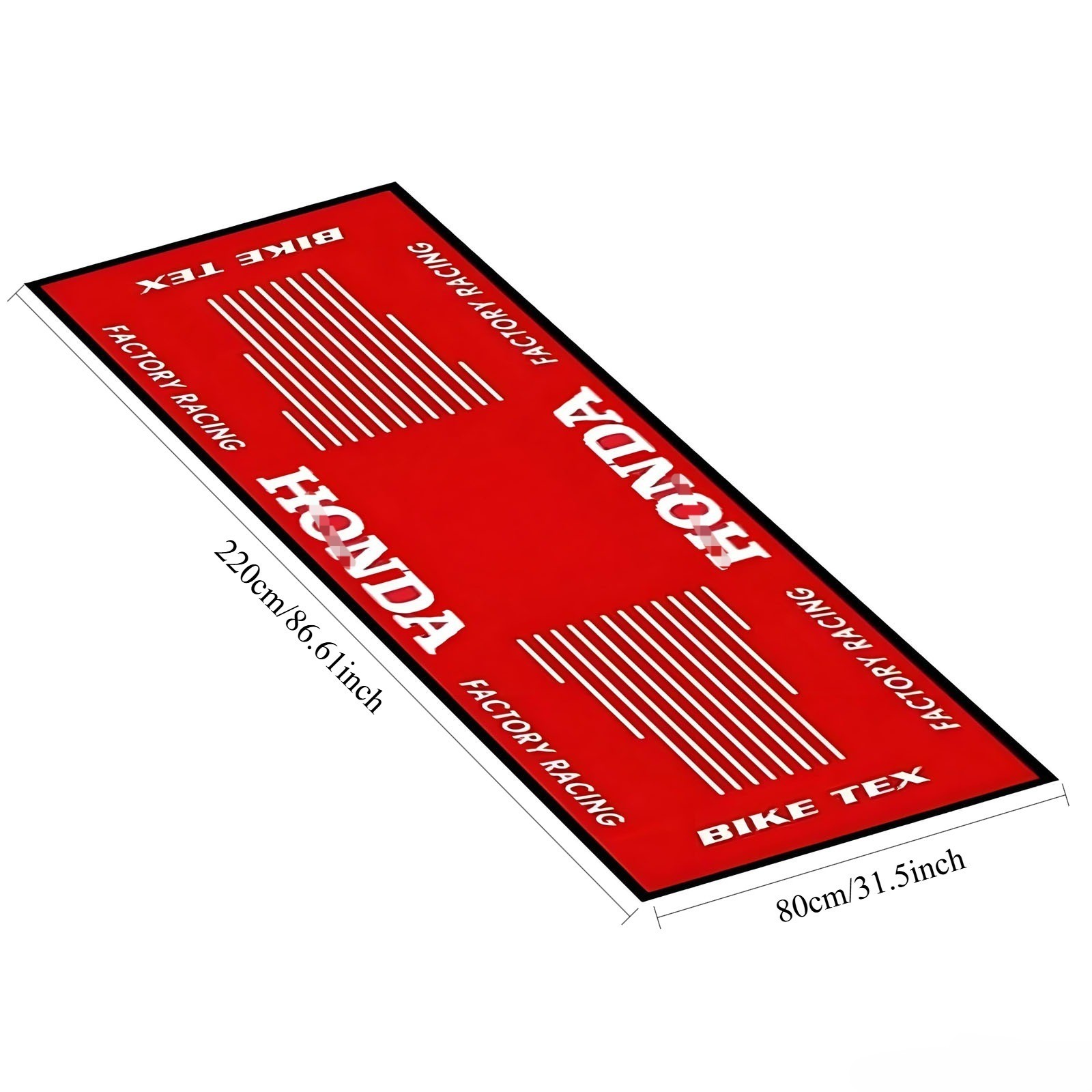Motorcycle Workshop Showroom Carpet Mat Garage Mat For Honda CBR Racing 220x80cm