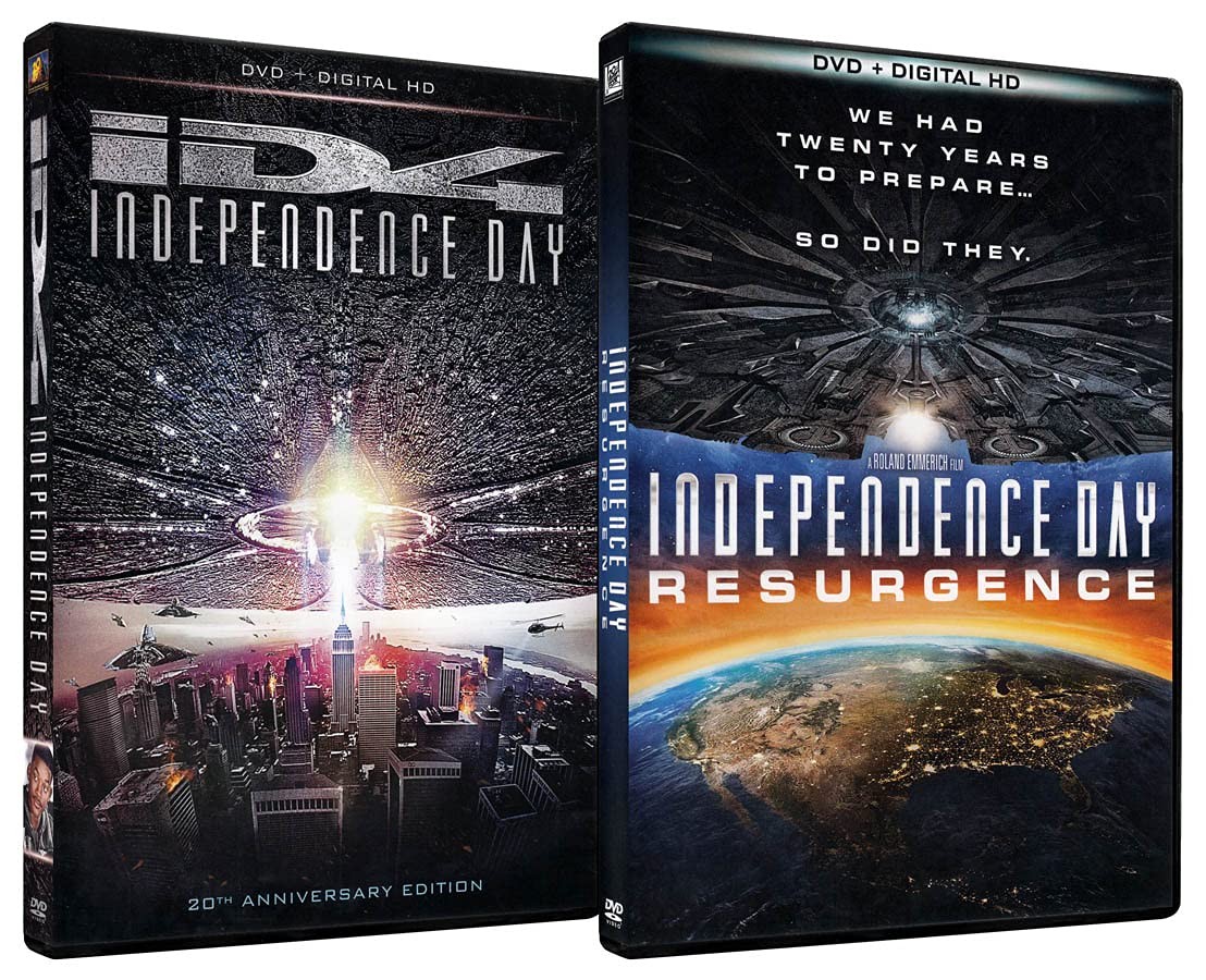 Independence Day/Independence Day Resurgence -2 MOVIES (DVD) NEWNew