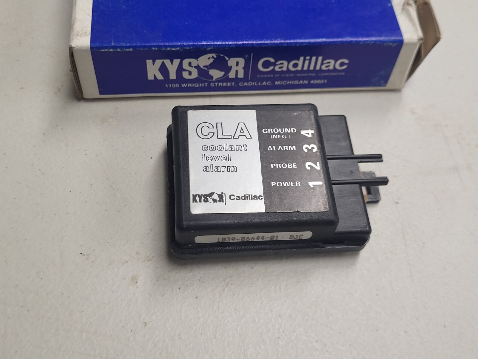 NOS CLA Coolant Level Alarm Module Kysor Cadillac 1039-06644-01 DJC Open Box NOS CLA Coolant Level Alarm Module Kysor Cadillac 1039-06644-01 DJC Open Box