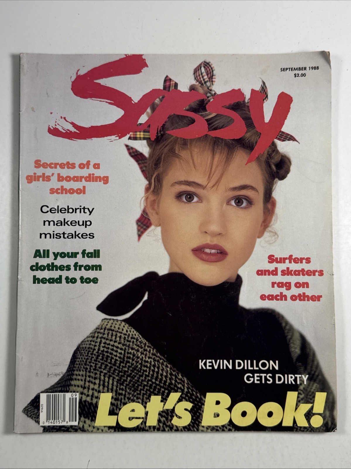 SASSY magazine September 1988-Fashion makeup hair Cover Jennifer Shirck