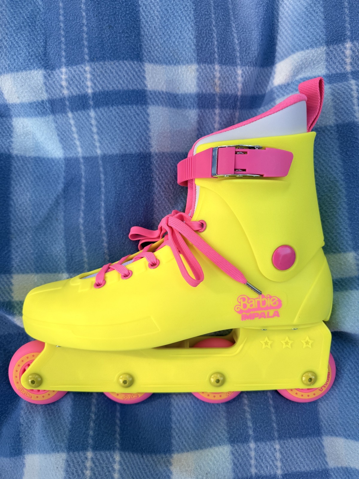 NIB Barbie The Movie x Impala Inline Roller Skates - Women\'s 12 / Men\'s 10