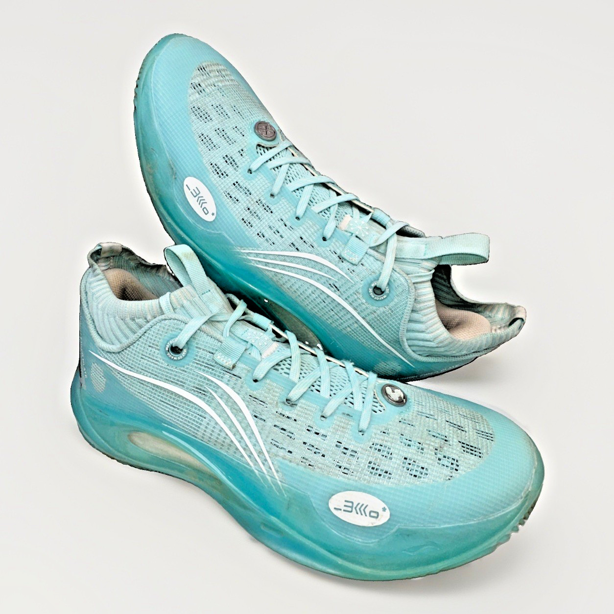 Li-Ning Way of Wade 808 Ultra Oxygen Mens Size 9 Blue Basketball Shoes ABPS063-1