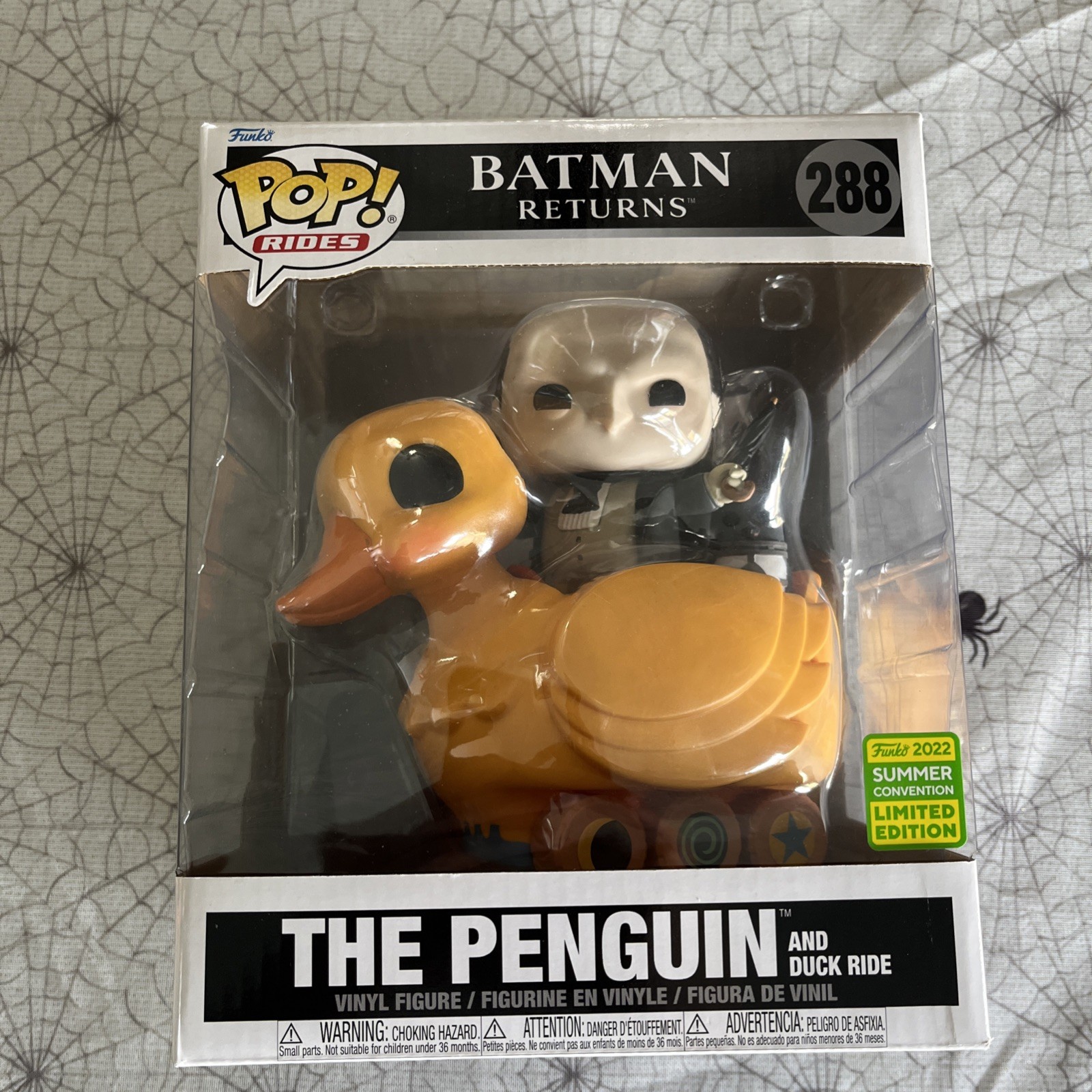 FUNKO POP THE PENGUIN DUCK RIDE BATMAN RETURNS #288 SDCC EXCLUSIVE FUNKO POP THE PENGUIN DUCK RIDE BATMAN RETURNS #288 SDCC EXCLUSIVE