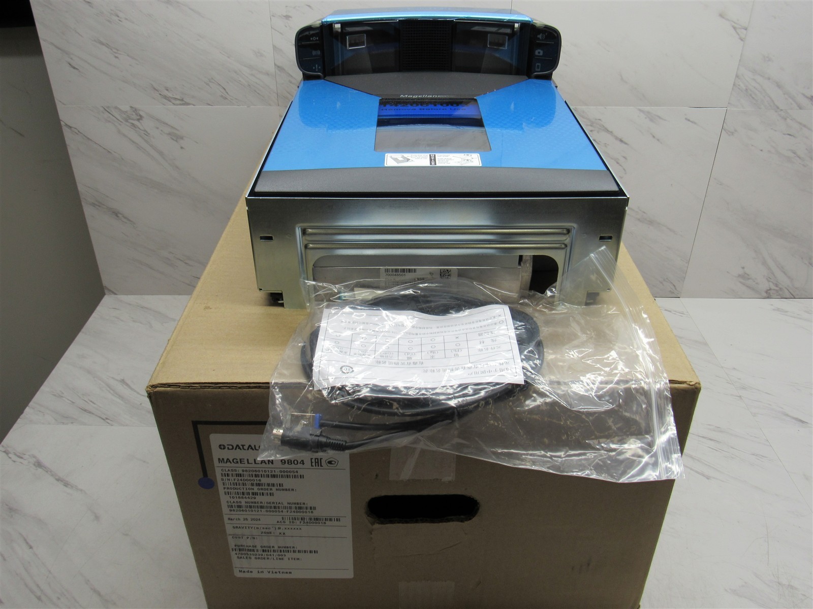 NEW Datalogic Magellan 9800i 9804 In-Counter Grocery Barcode POS Scanner Scale