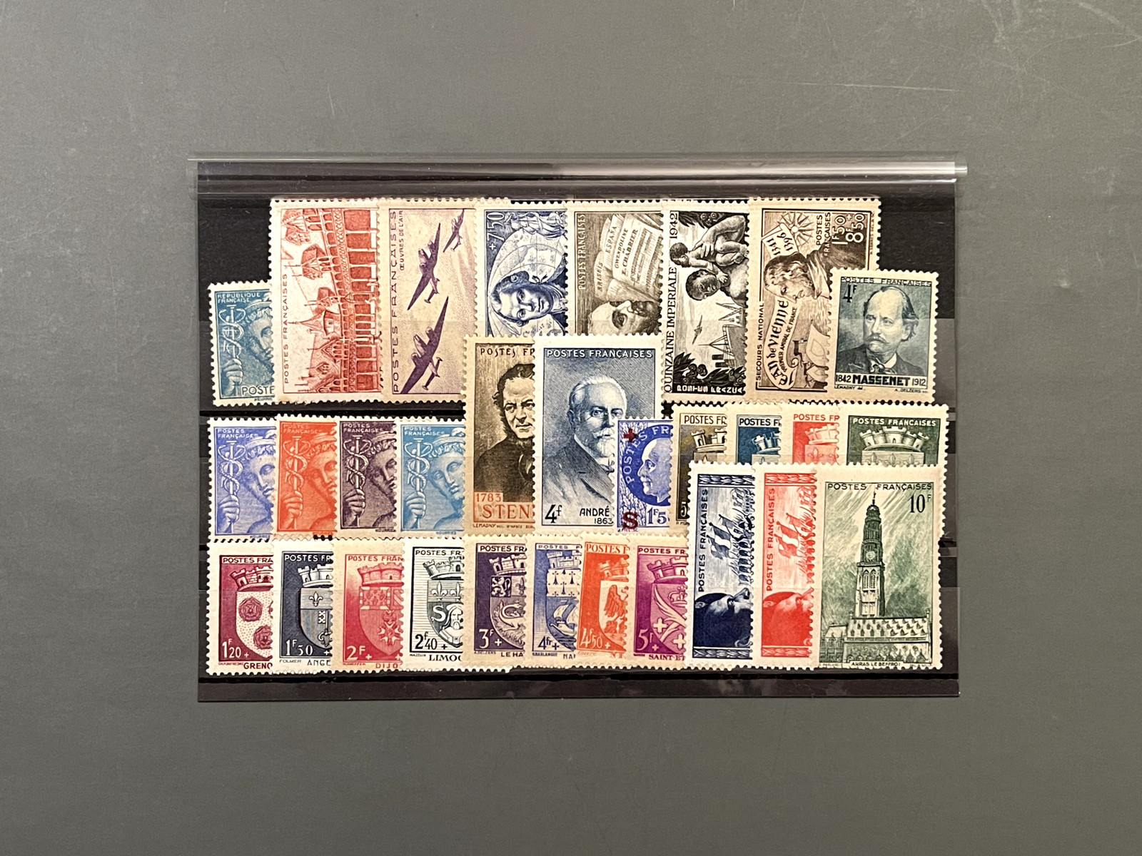 France 1942 Complete Year Set MNH** – Stamp Collection – Mint Never Hinged