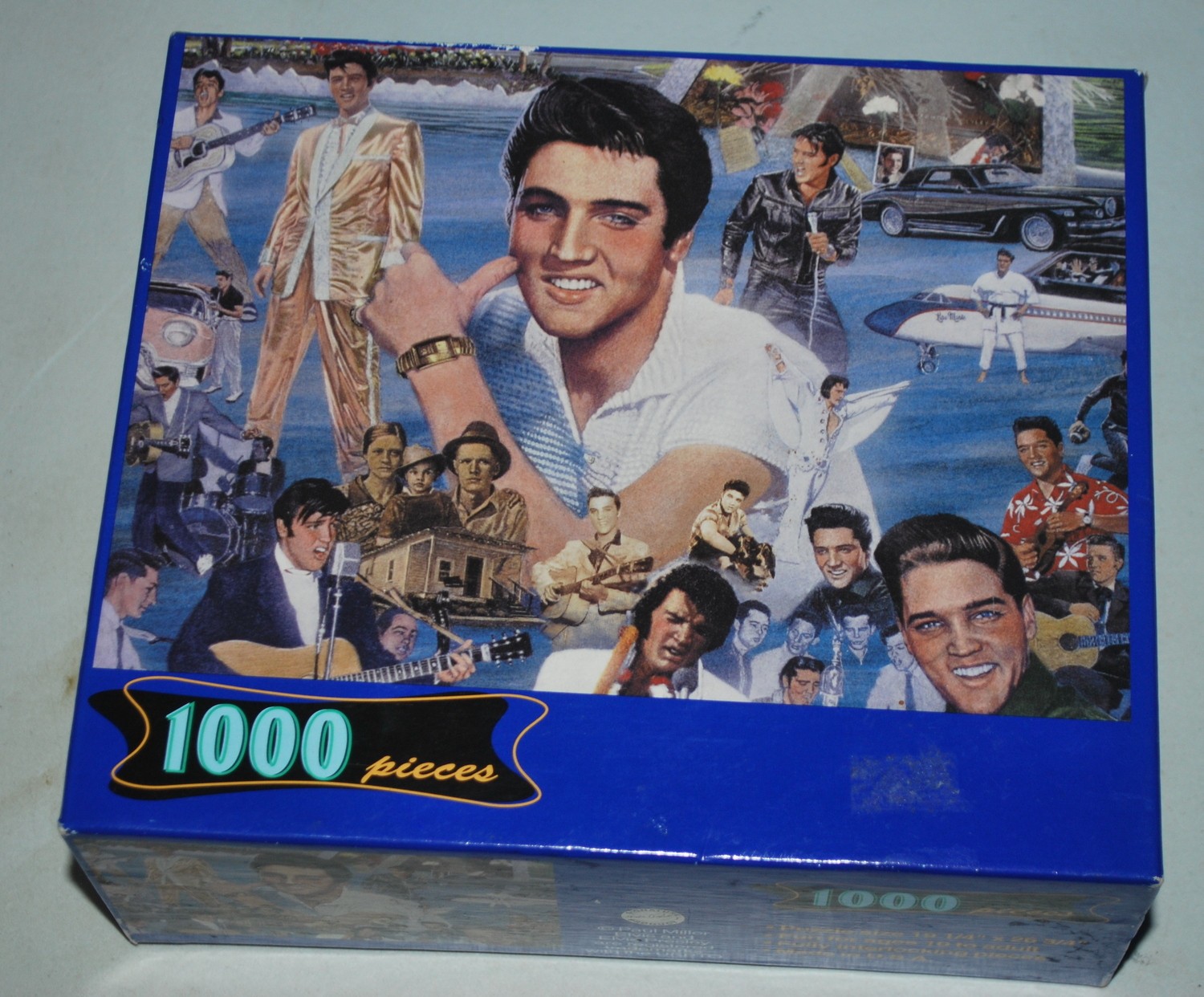 Elvis Presley 1000 Piece Jigsaw Puzzle 2002 Hoyle 19 1/4”x 26 3/4” SEALED
