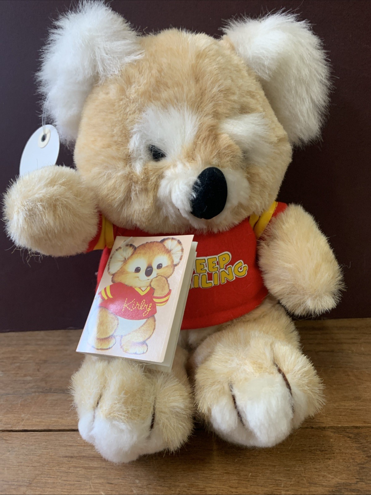 Vintage 1984 Gibson greetings Kirby the koala plush animal toy W Tags