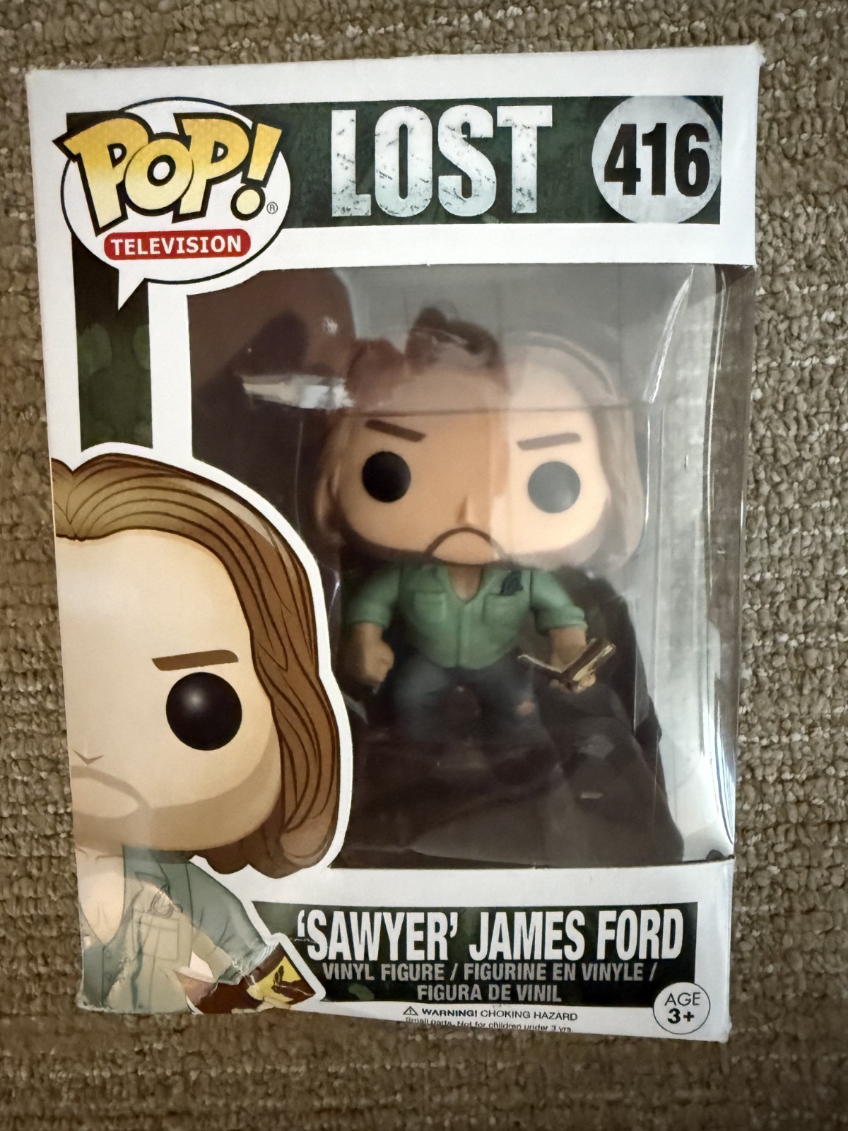 Sawyer James Ford #416 ~ Funko Pop Television Lost (Damaged)