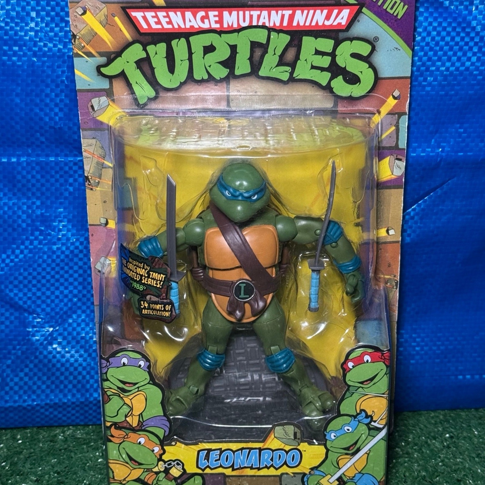 Playmates Tmnt Teenage Mutant Ninja Turtles Classic Collection Retro Leonardo