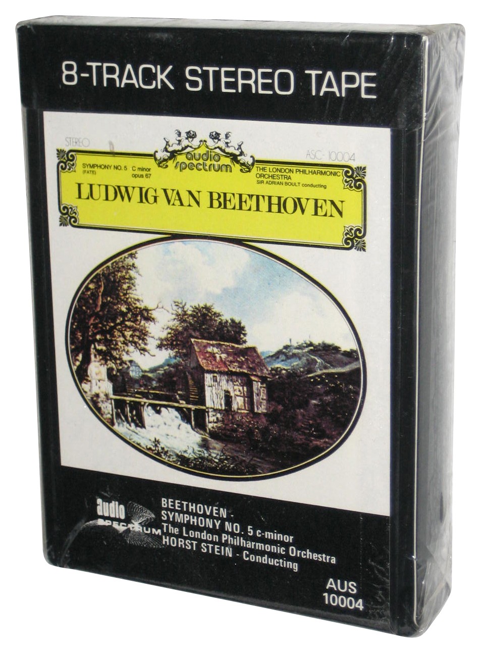 Lugwig Van Beethoven No. 5 C-Minor Philharmonic Orchestra 8-Track Stereo Tape