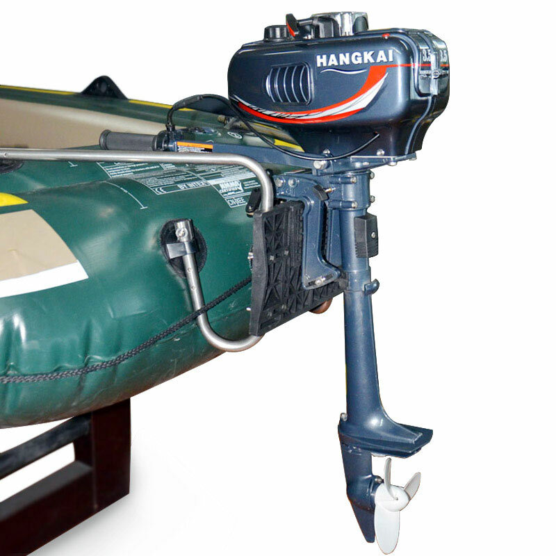 HANGKAI 2-18/HP Outboard Motor 2/4 Stroke Fishing Boat Engine Water/Air Cooling