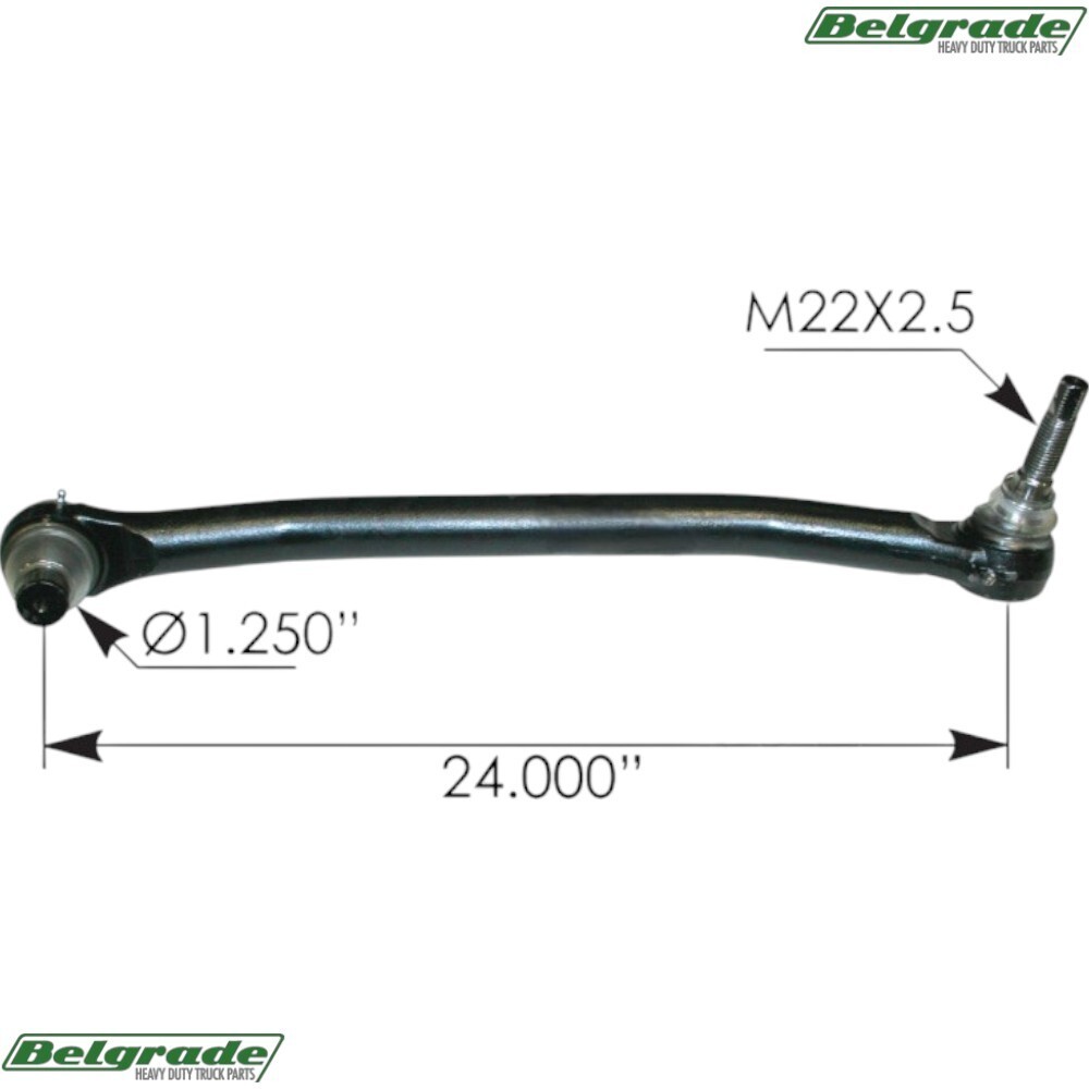 463.DS2267 Drag Link 24.000in C to C Chevrolet/GM 15123671 15096527