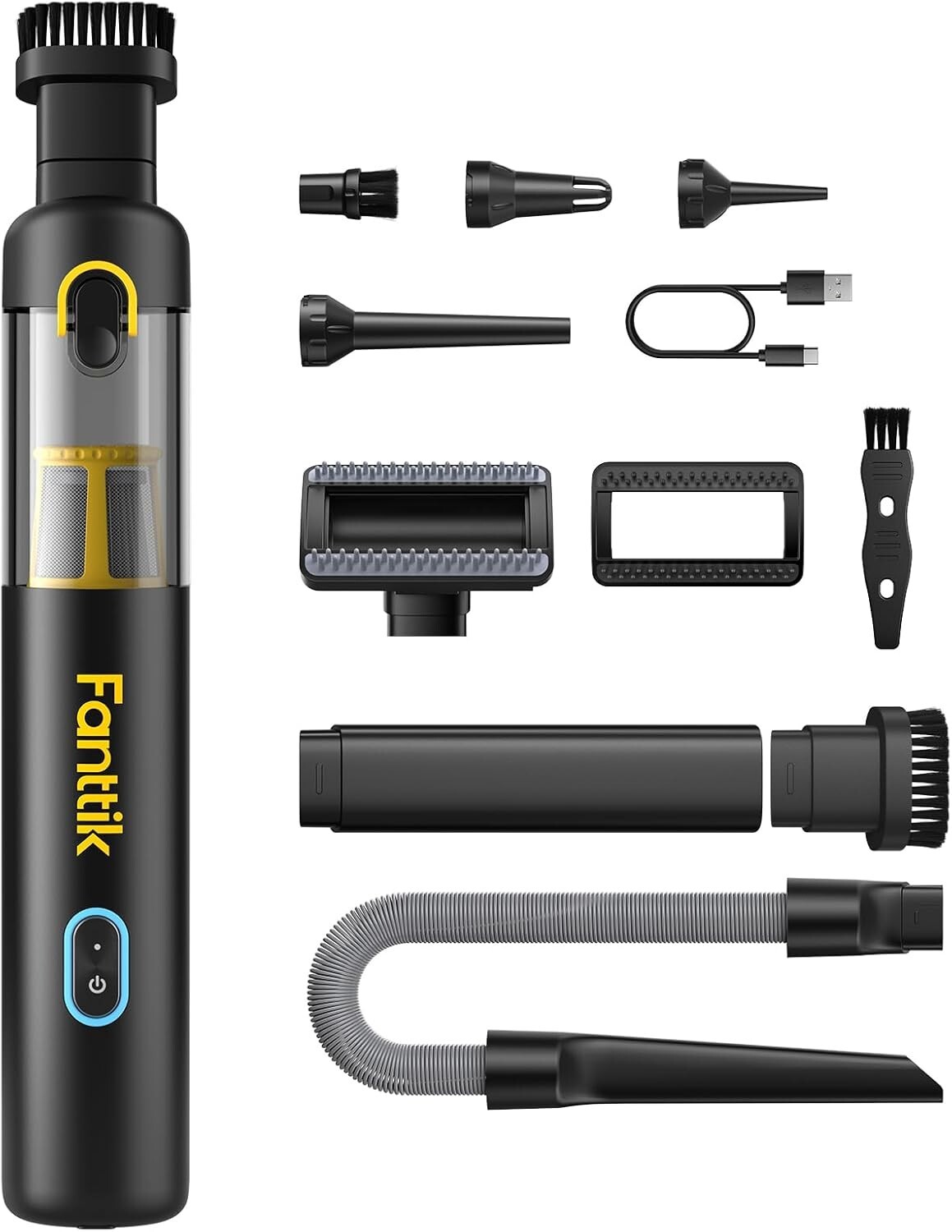 Fanttik V8 Apex Car Vacuum, 4-in-1 Portable Mini Cordless Vacuum Handheld Fanttik V8 Apex Car Vacuum, 4-in-1 Portable Mini Cordless Vacuum Handheld